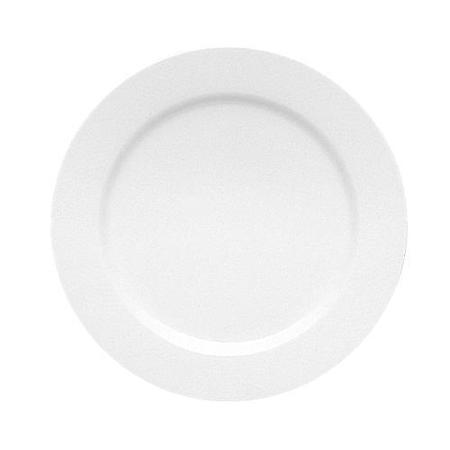 VILLEROY & BOCH 8 1/4 in Easy White Plate, PK6 16-2155-2640
